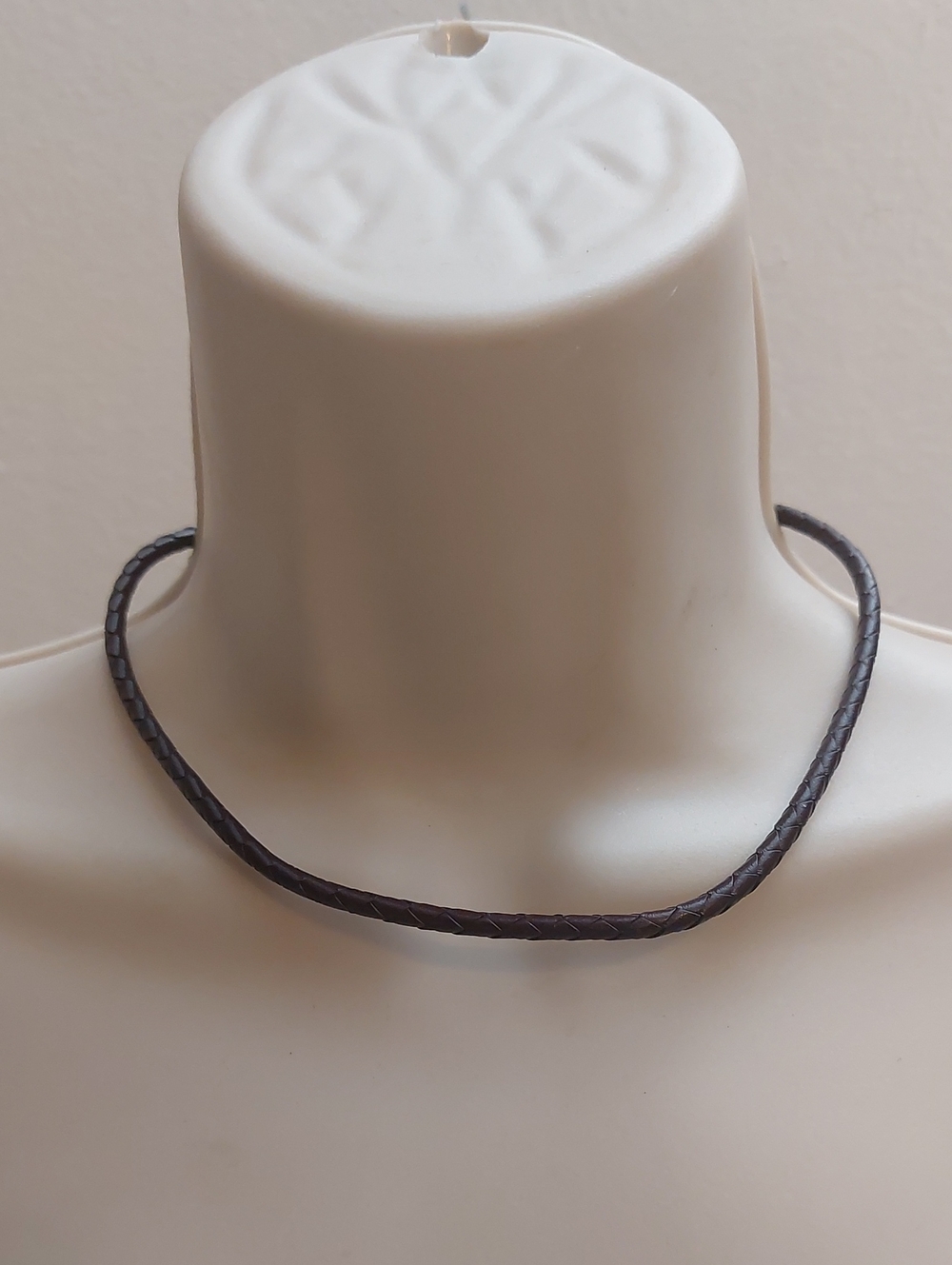 Brighton Brown Braided Leather Cord Choker Necklace Or Double Wrap Bracelet
